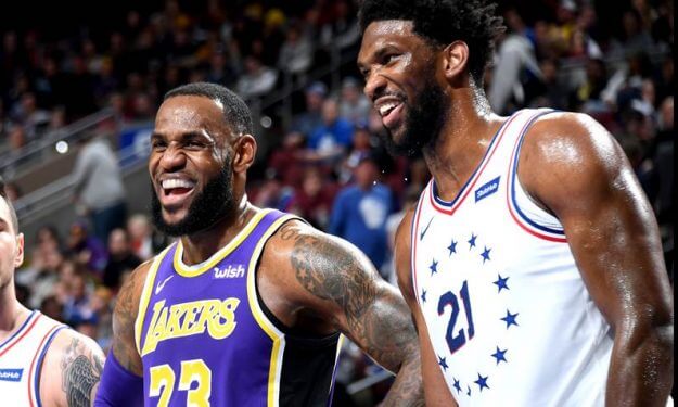 embiid-lebron-sixers LeBron James