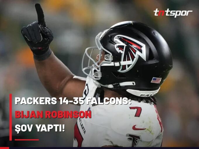packers-falcons-35-14-bijan-robinson-penix Bijan Robinson ve Michael Penix Jr. liderliğindeki Atlanta Falcons Packers'ı 35-14 mağlup etti