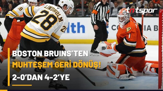 boston-bruins-anaheim-ducks-4-2-power-play-geri-donus Boston Bruins, Anaheim Ducks’ı 4-2 yenerek üst üste dördüncü galibiyetini aldı
