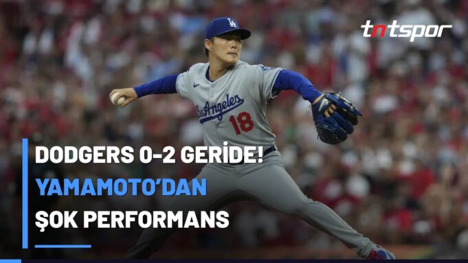 dodgers-brewers-nlcs-yamamoto-0-2 oshinobu Yamamoto, Milwaukee Brewers karşısında kısa süren başlangıcının ardından Dodgers’ın NLCS’de 0-2 geriye düşmesini engelleyemedi.